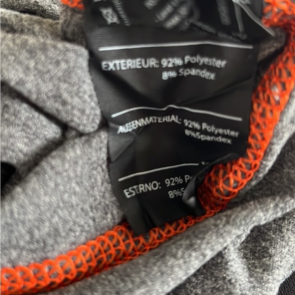 POLARIS Men’s Quarter Zip Grey & Orange Size XLarge - Picture 3 of 4